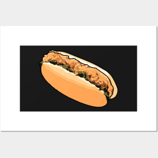 Hot Dog Posters and Art